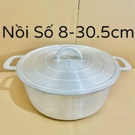 Thai Cast Iron Pot No. 8 30.5cm Diameter 12cm High - Monolithic Cast Iron