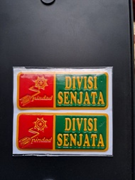 Sticker NOPOL PINDAD EMBOS TIMBUL Plat Motor/Mobil - Sticker PINDAD DIVISI SENJATA EMBOS TIMBUL