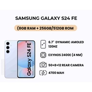 SAMSUNG GALAXY S24 FE  | 8GB RAM + 256GB ROM / 512GB 100% ORIGINAL free SAMSUNG FIT 3