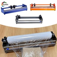 [chulisia] Table Stretch Film Dispenser Wrapping Machine Manual with Cutter Cling Wrap Roll