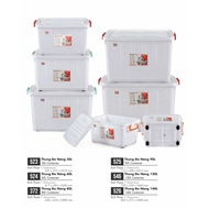 Toy bin, food bin, storage bin, multi-purpose bin, 30L wheel bin