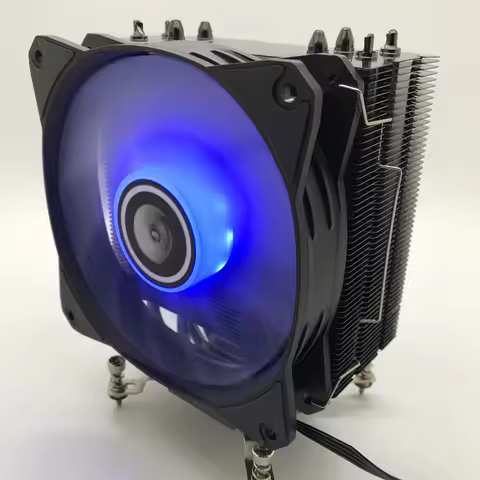 CPU Cooler For Intel 775/1200/1366 Core i9/i7/i5/i3 AM4 AM3 12CM Fan Computer Multi-Platform CPU Rad