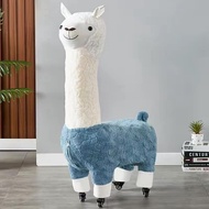 Alpaca long neck camel with colorful wheels for babies, toys for babies plushie soft toy stuffed toy
