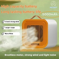 SGLOBFY 5000mAh Portable Outdoors Fan Coolable Desktop Fan Refrigerable Mini Fan Usb Fan