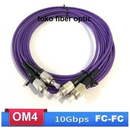 OM4 patchcord FC FC OM4 fiber optic multimode FC-FC OM4 duplex 1 meter