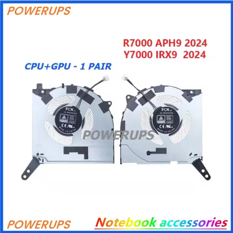 New Original Laptop CPU/GPU Cooling Fan For LENOVO LEGION R7000 APH9 Y7000 IRX9 2024
