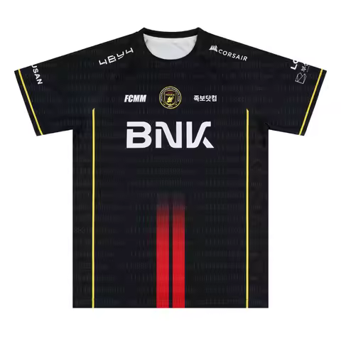 Hot Summer 2026 LCK Gaming Jersey Fans ‌BNK FEARX‌ Uniform Fans Clothing Mens Summer Korean Team Esp