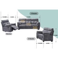 Harga Termurah Recliner Sofa 1 Seater 2 Seater 3 Seater Sofa Baldu Kalit Air