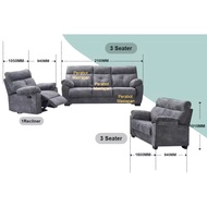 Recliner Sofa 1 Seater 2 Seater 3 Seater Marble Velvet Sofa Water Repellent Sofa Baldu