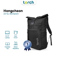 TORCH Hongcheon Beg Galas Bag Sekolah Kerja Travel Lelaki Perempuan 22 L - Backpack with Rain Cover