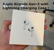 Brand New Apple Airpods Gen-3 With Lightning Charging Case. Local SG Stock and warranty !!