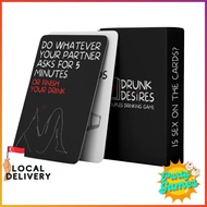 Drunk Desires Couples Drinking Card Game Party Game Intimacy Board Game Adult Games SG Ready Stock