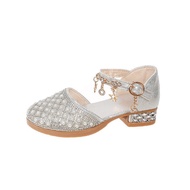 Duck Duck Heel Shoes Princess Dress Handmade Rhinestone Performance Shoes