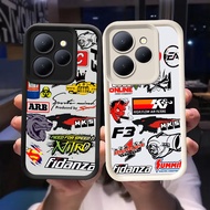 Q-30 Super Black white Case for Xiaomi Redmi Note 13R 14 POCO C65 12 13 13C 5G