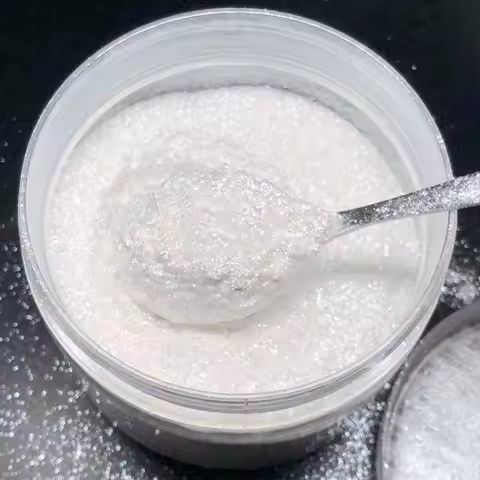 Super White Mica Pearl Powder 3000Mesh,2000Mesh,1000Mesh Nail Glitter Mica Powder DIY Eyeshadow Soap