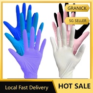 100Pcs Nitrile Gloves Disposable Latex Free Exam Gloves Food Grade Kitchen Waterproof Allergy Free Nitrile gloves