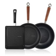 Happycall Graphene Hive Nonstick IH Induction Egg Pan Wok 3P Set