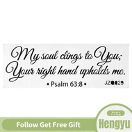 Hengyu Removable Modern Letters Proverbs Bible Verse Wall Art Stickers Decal Decor