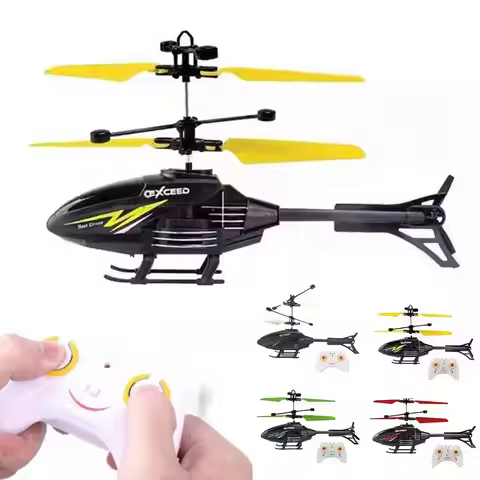 Remote Control Helicopter 2 Channel RC Helicopter Toys for Kids Flying Toys Infraed Induction Suspen