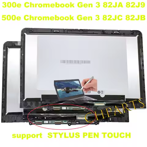 5D11C95886 11.6'' 1366*768 For Lenovo 300e Chromebook Gen 3 82JA 82J9 500e Gen 3 82JC 82JB LCD Touch