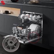 TOBIE Dishwasher Roller, Replaceable Plastic Dishrack Wheel, Dishwasher Accessories Grey Convenient 