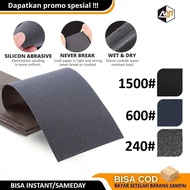 Waterproof Sandpaper Sheet Grit 240 600 1500 Multipurpose Fine Scouring Pad Sandpaper