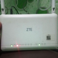 Router ZTE F670L DUAL BAND 5G PORT BIRU PLUS ADAPTOR