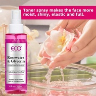 Rosewater & Glycerin Hydrating Face Mist For Dewy, Radiant Skin Rosewater And Glycerin Spray For Dry