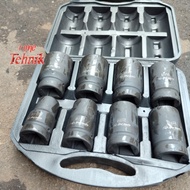 MATA Deep impact socket wrench set 8pcs 1" DR CRV 24-41mm
