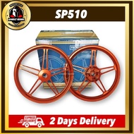 SPORT RIM Y125 SP510 CUTTING FG510 MATT ORANGE BLACK RED (SESUAI UNTUK CUSTOM Y15ZR TUKAR BEARING BU
