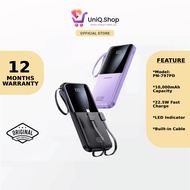 Pineng PN-797PD 10000mAh Fast Charge Powerbank 22.5W PN797 | PN-797 Built in Cable Power Bank Type C