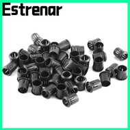 ESTRENAR 50PCS Diode Holder, 8/10mm Black LED Holder, Durable Nylon Material Lamp Socket Light Emitt