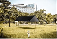 Aricxi 👨‍✈️黑魂天幕  方形 六角 black canopy 黑色天幕  tarp camping shelter 牛津布 加寬防潮墊 野餐墊 天幕 戶外 戶外地墊 天幕 帳篷 擋雨篷 戶外