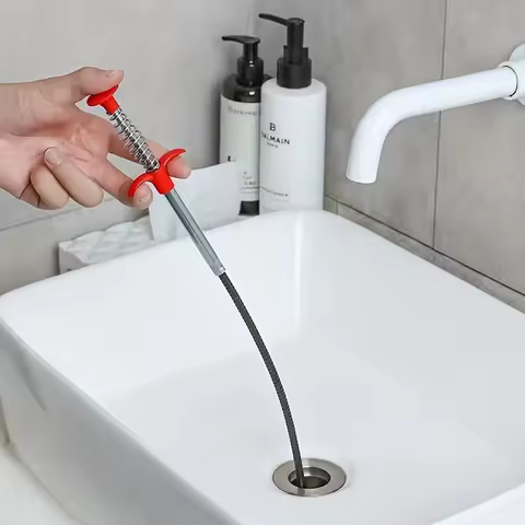 Drain Clog Remover Tool 2pc Drain Cleaner Hair Clog Remover, Sink Snake, Drain Hair Remover for Show