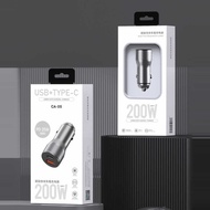 Metal Car Charger Suitable for Android iPhone Fully Compatible 200W Flash Charger USB+PD35W Car Char
