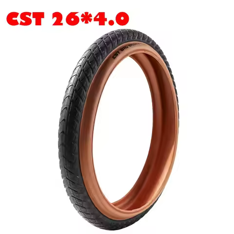 CST Fat Tire 26x4.0 CST BIG BOAT CTC-06 CST New Brown Family Top Dark Skin Collection Electric Bicyc