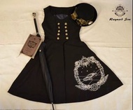 Lolita 洛麗塔 + Wayward Son + 公路打鬼裙 雙面刺繡 黑牛仔 Frogic Studio 絕版 現貨