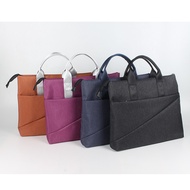 M/Amur Casual Business Briefcase Handbag File Bag Simple a4 Information Conference Bag Men Women Bag