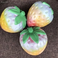 1PC Rainbow Strawberry Squishy Super Jumbo Scented Slow Rising Rare Fun Toy