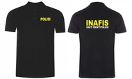 poloshirt polisi inafis / baju kerah inafis unit identifikasi