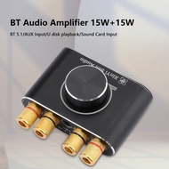 Bluetooth Power Amplifier Board, Remote Control, HIFI 5.1, 15W Stereo, 12V, 24V Speaker, Audio Amplification, X15H