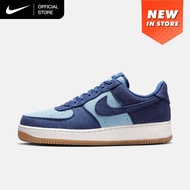 Nike Mens Air Force 1 07 LV8 "Denim" Shoes - Navy [IR0951-400]