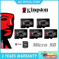Kingston Memory Card Micro SD Card 32GB MicroSD TF SDCS2 U1 V10 A2 64GB 32G 100MB/S Reading Speed Cl