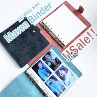 [A6 A6 Wide] Maven Binder Album Photocard / PU Leather Kulit Sintetis