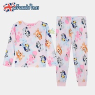 ชุดนอน Bluey สีชมพู ชุดbluey ผ้า fleece ขนสั้น เสื้อbluey นำเข้าจากอังกฤษ **พร้อมส่งไทย**