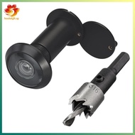 [hzsdakjjh.] 220-Degree Solid Peep Holes for Door with 16mm Drill Bit,0.63in Door Peephole for Door 