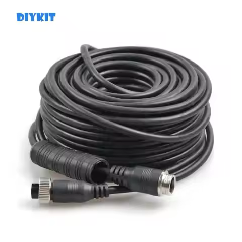 DIYKIT 5/10/15/20 Meters Waterproof 4pin Connector Extension Cord Power / Video / Signal Cable for B