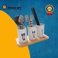 / spoon holder,/ spoon fork holder, aesthetic spoon holder,/ spoon rack, unique spoon holder