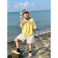 KYM Golden Street loose t-shirt for boys/girls - Korean streetwear style, wear to school & going out