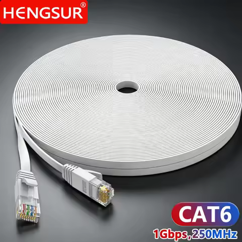 CAT6 Ethernet Cable 1M 5M 10M 15M 20M 30M Flat Internet Network Cable RJ45 Patch Cord LAN for Router